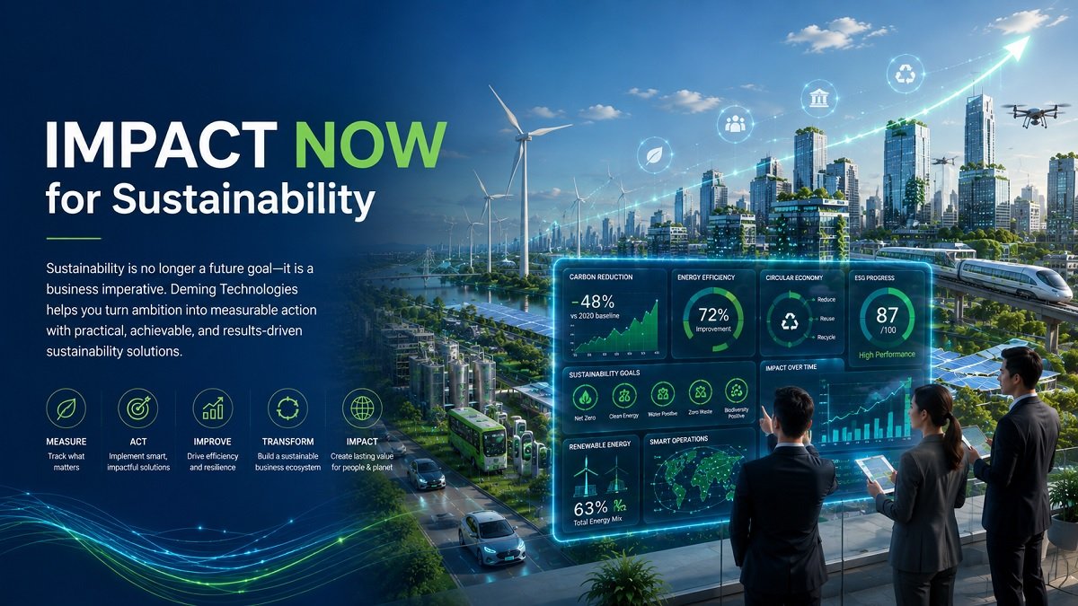 Turn sustainability ambition into measurable action, stronger resilience, and lasting business impact.