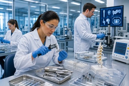 Medical device quality and compliance assessment in a modern biomedical laboratory.
