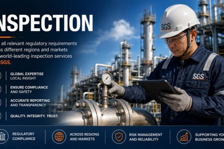Industrial inspection professional assessing equipment and pressure systems at a modern manufacturing facility.